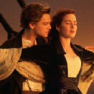 Leo and Kate in Titanic